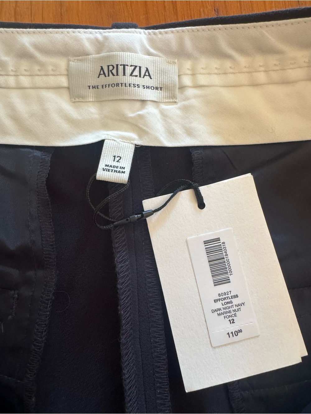 Effortless long crepette shorts